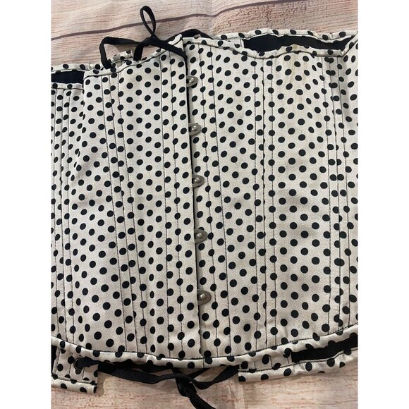 Timeless Trends Women's Underbust Lace Up Corset Cosplay Coatume - 34 - Picture 3 of 10